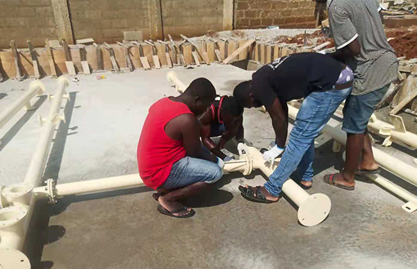 加纳水上乐园项目终于开工-广州昊至泉水上乐园设备有限公司承建